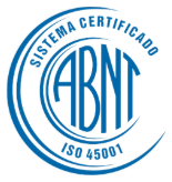 Sistema certificado ABNT ISO 45001